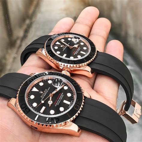 rolex yacht master rose gold black ceramic